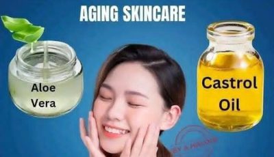 Mixing Aloe Vera Oil with Castor Oil is powerful for both hair and skin