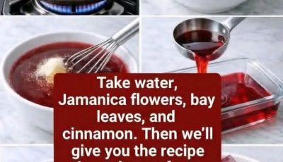 JAMAICAN FLOWER JELLY WITH CINNAMON AND CLOVES
