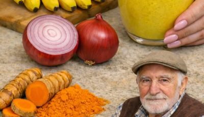 A Natural Remedy to Ease Joint and Bone Discomfort: Banana, Onion, and Turmeric
