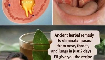 Ancestral herbal remedy to remove mucus from the nose, throat and lungs in just 2 days