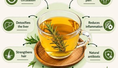 Rosemary tea on an empty stomach: the natural habit that helps cleanse the body and improve digestion