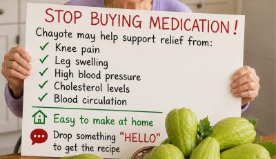 Chayote Hits Knee Pain, Swelling, Blood Pressure, and Circulation Hard