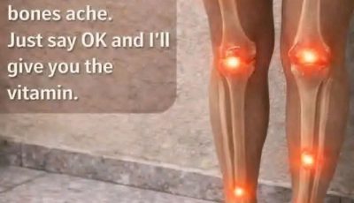 The vitamin the body lacks when legs and bones are painful
