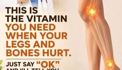 The vitamin the body lacks when legs and bones are painful