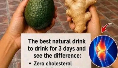 Avocado and ginger drink